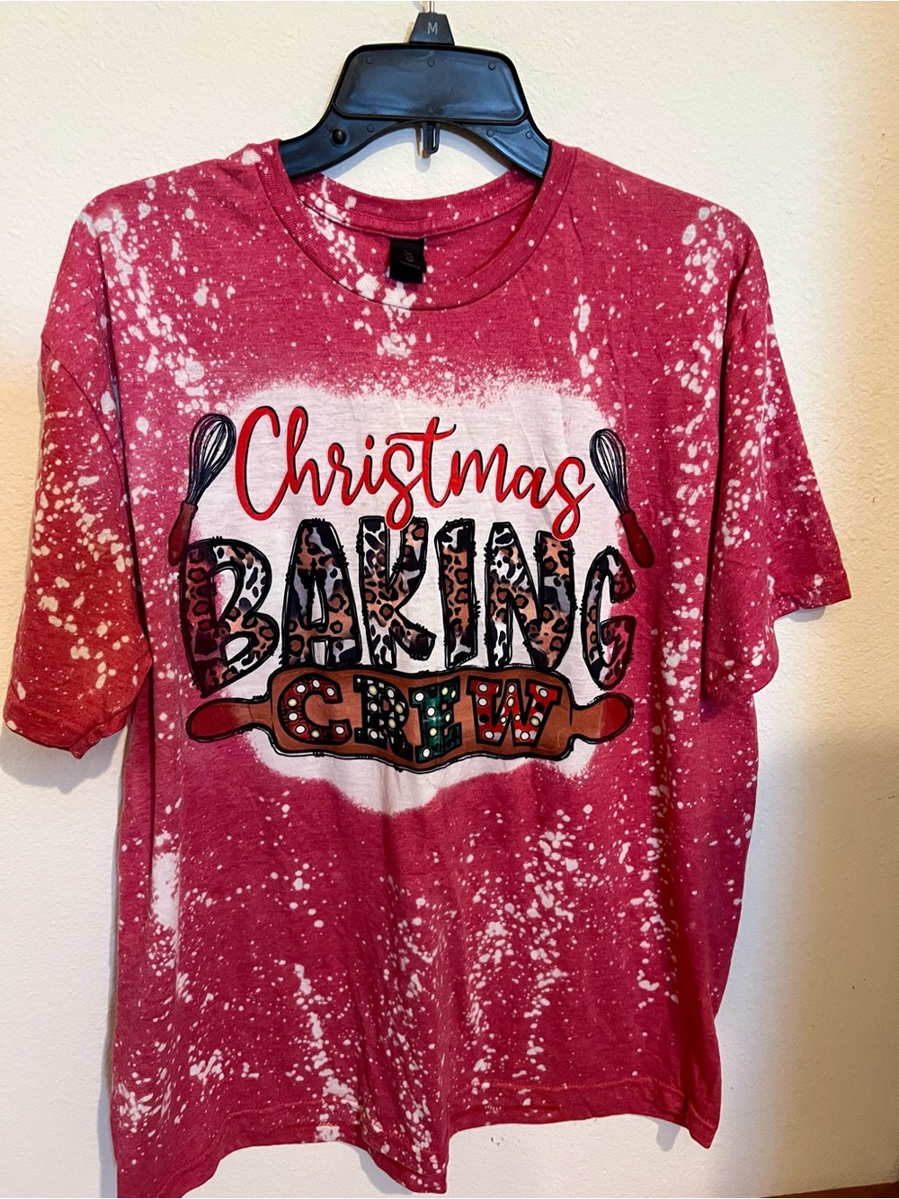 Gildan Red Christmas Baking Crew Kids Graphic Tee